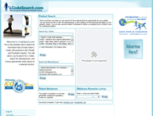 Tablet Screenshot of lcodesearch.com